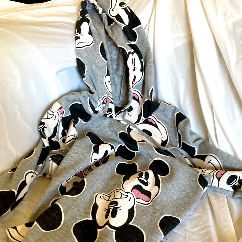 Mickey mouse funny face hoodie